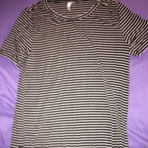 stripped t shirt dress